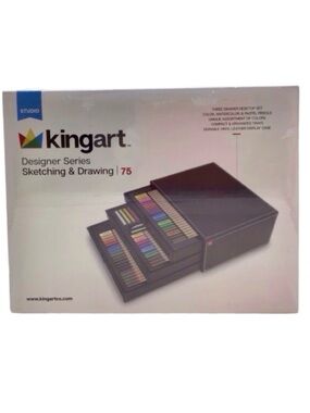 Kingart 75pc. Designer Series Sketching & Drawing Set (NWT)